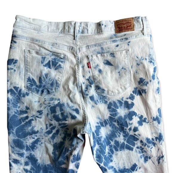 Levi's 721 High Rise Tie Dye Ankle Skinny Jeans - Picture 4 of 12